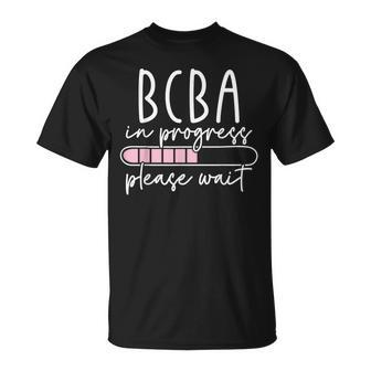 Future Behavior Analyst Bcba In Progress Bcba Student T-Shirt - Seseable