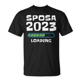 Future Bride 2023 Loading Wedding Woman Bachelorette Party T-Shirt - Monsterry AU