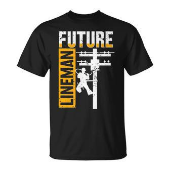 Future Lineman To Be T-Shirt | Mazezy