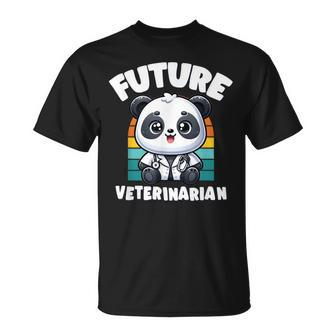 Future Veterinarian Panda Animal Care Graphic T-Shirt - Monsterry