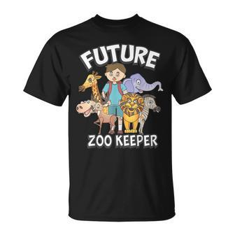 Future Zoo Keeper Cool Animal Lover Boy Attendant T-Shirt - Thegiftio UK