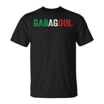 Gabagool Capicola Italian Slang Italy Flag Vintage T-Shirt - Monsterry CA