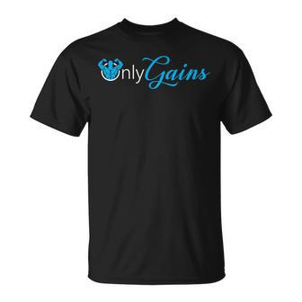 Only Gains Gym T-Shirt - Thegiftio UK