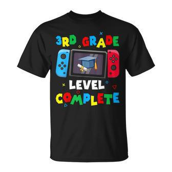 Game Controller Level 3Rd Grade Complete Boys Graduation T-Shirt - Seseable