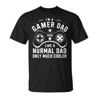 Gamer Dad Video Games First Father's Day For Gamer Dad T-Shirt - Thegiftio UK