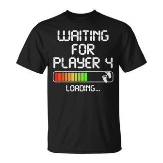 Gamer Pregnancy Announcement 2Nd Baby Expectant Dad Player 4 T-Shirt - Monsterry UK