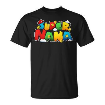 Gamer Super Nana Family Matching Game Super Nana Superhero T-Shirt - Monsterry UK