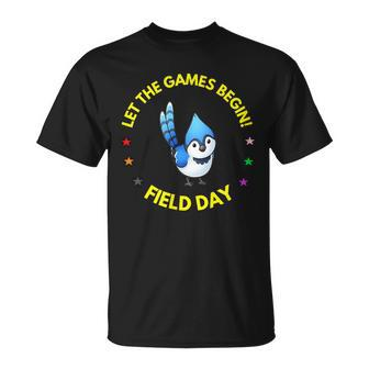 Games Begin Field Day Blue Jay T-Shirt | Mazezy UK