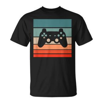 Gaming Controller Retro Style Vintage T-Shirt - Seseable