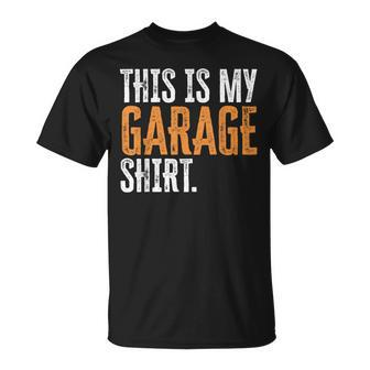 This Is My Garage For Dad Fathers Day Daddy Son Matching T-Shirt - Monsterry UK