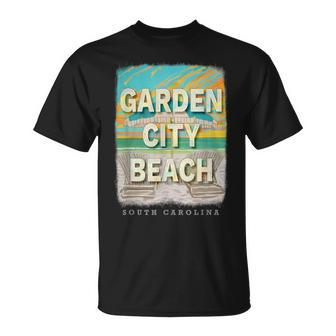 Garden City Beach South Carolina Sc Beach Bliss Sd816 T-Shirt - Seseable