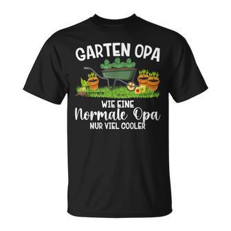 Gardener Garden Grandpa Much Cool T-Shirt - Seseable