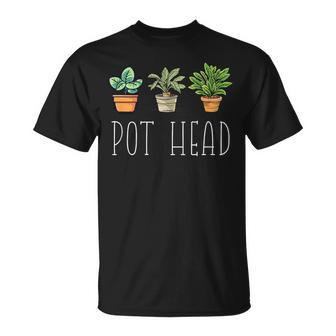 Gardening Farmer Pot Head Plants Gardener Mom T-Shirt - Thegiftio