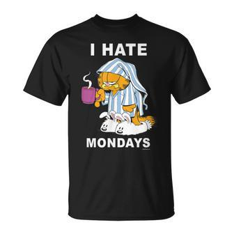 Garfield Ich Hasse Montags German S T-Shirt - Seseable