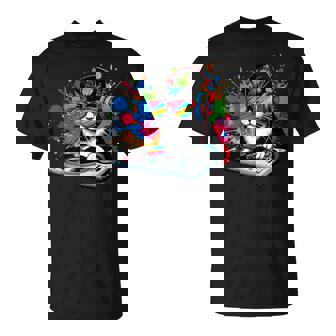 Gato Como Dj Y Djing Tocadiscos Edm Arte Pop Colorido Y Deejay Camiseta unisex - Regaloses