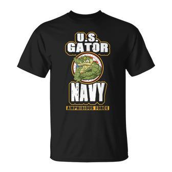 Gator Navy Amphibious Force Us Navy T-Shirt - Monsterry