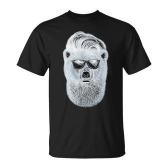 Gay Bear With Sunglasses Polar Bear T-Shirt - Monsterry