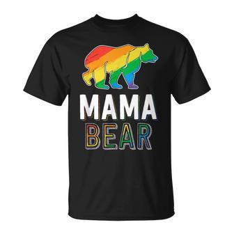 Gay Mama Bear Proud Mom Lgbtq Parent Lgbt Mother T-Shirt - Monsterry DE