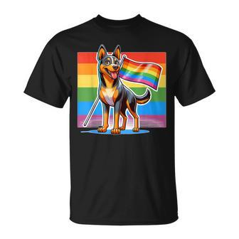 Gay Pride Lgbt Australian Kelpie Dog T-Shirt - Monsterry UK