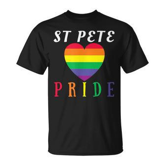 Gay Pride St Pete Fl Parade St Petersburg Fl Lgbtq T-Shirt - Monsterry DE