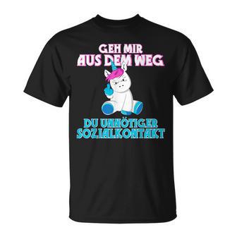 Geh Mir Aus Dem Weg T-Shirt, Lustiges Anti-Sozialkontakt Design - Seseable