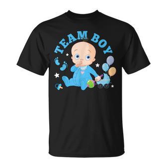Gender Reveal Party Team Boy T-Shirt - Cadeauxyz