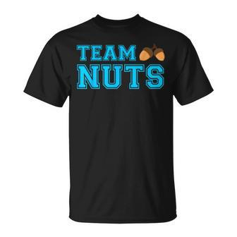 Gender Reveal Party Team Nuts Team Boy Gender Reveal T-Shirt - Monsterry
