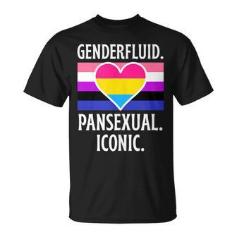 Genderfluid Pansexual Iconic Pride Flag Genderqueer Queer T-Shirt - Monsterry CA