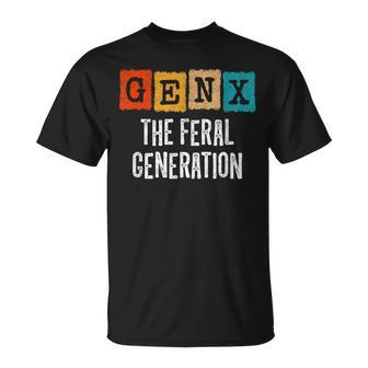 Generation X Gen Xer Gen X The Feral Generation T-Shirt - Monsterry DE