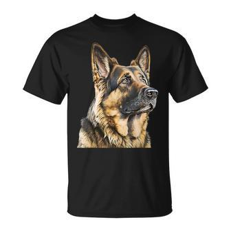 German Herding Dog For And The German Shepherd T-Shirt - Thegiftio UK
