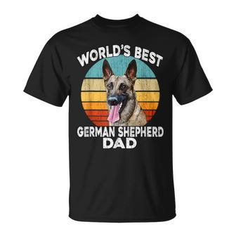 German Shepherd Dog Father's Day T-Shirt - Monsterry