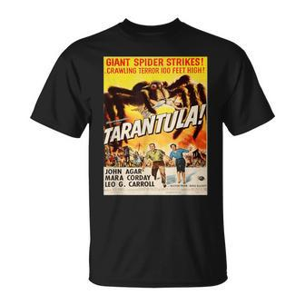 Giant Spider Tarantula Sci-Fi Vintage Movie Poster T-Shirt - Monsterry UK