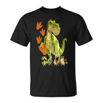 Gigantosaurus Giganto & 4 Boys' Dinosaur T-Shirt - Geschenkecke