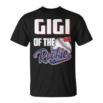 Gigi Of Rookie 1 Years Old Team 1St Birthday Baseball T-Shirt | Mazezy DE