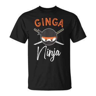 Ginga Ninja Redhead Ninja Lover Ginger T-Shirt - Monsterry