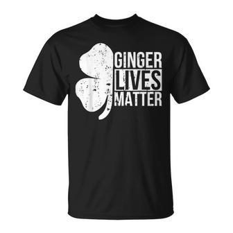 Ginger Lives Matter Saint Patrick Day T-Shirt - Seseable