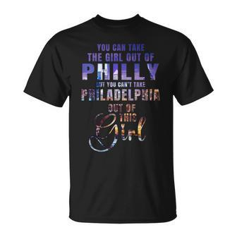 Can Take The Girl Out Of Philadelphia Proud Philly Pride T-Shirt - Monsterry CA