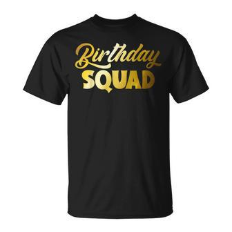 And Girls Birthday Squad T-Shirt - Monsterry