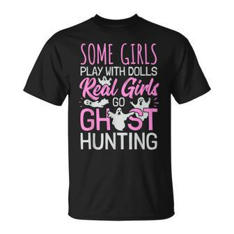 Girls Ghost Hunting Female Paranormal Investigator T-Shirt - Monsterry