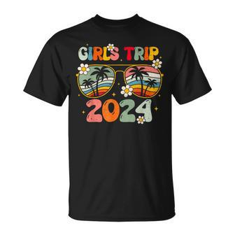 Girls Trip 2024 Weekend Summer Beach Vacation 2024 T-Shirt - Monsterry