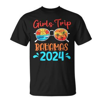 Girls Trip Bahamas 2024 Summer Vacation Beach Matching T-Shirt - Seseable