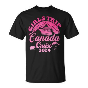 Girls Trip Canada Cruise 2024 Family Matching Couple T-Shirt - Monsterry DE