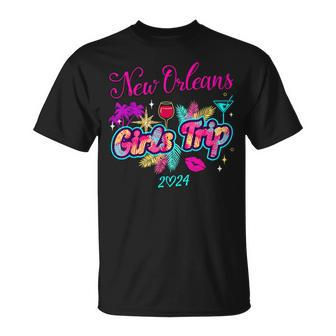 Girls Trip New Orleans 2024 Girls Weekend Birthday Squad T-Shirt | Mazezy UK
