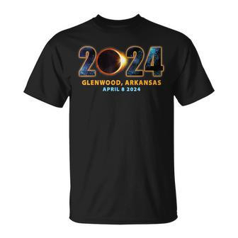 Glenwood Arkansas Total Solar Eclipse 2024 T-Shirt | Mazezy