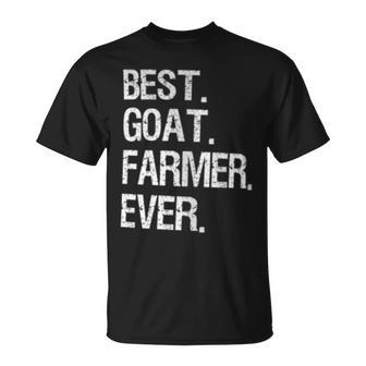 Goat Farmer Best Ever Goat Farming T-Shirt - Monsterry UK