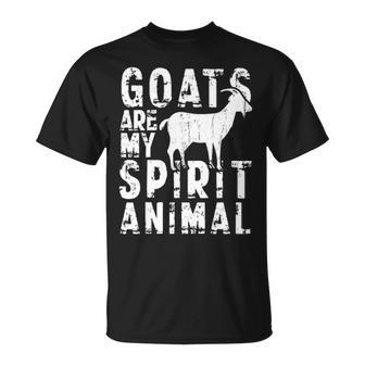 Goat Are My Spirit Animal Lover T-Shirt | Mazezy