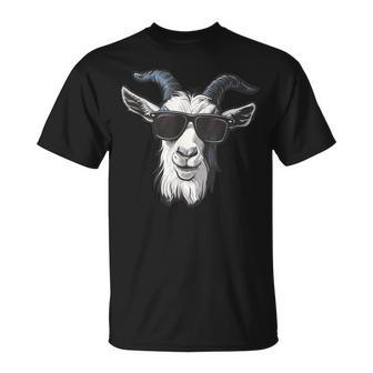 Goat Sunglasses Graphic T-Shirt - Monsterry