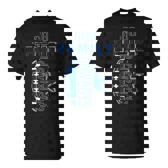 God Family Cowboys Father's Day T-Shirt | Seseable CA