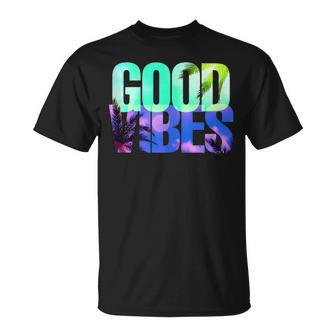 Good Vibes Positive Vibes Only T-Shirt - Monsterry