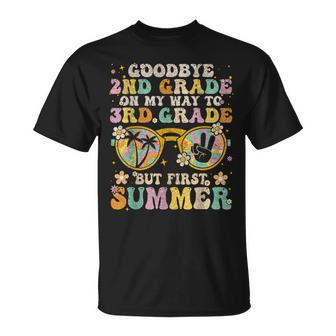 Goodbye 2Nd Grade Graduation To 3Rd Grade Hello Summer T-Shirt - Monsterry DE